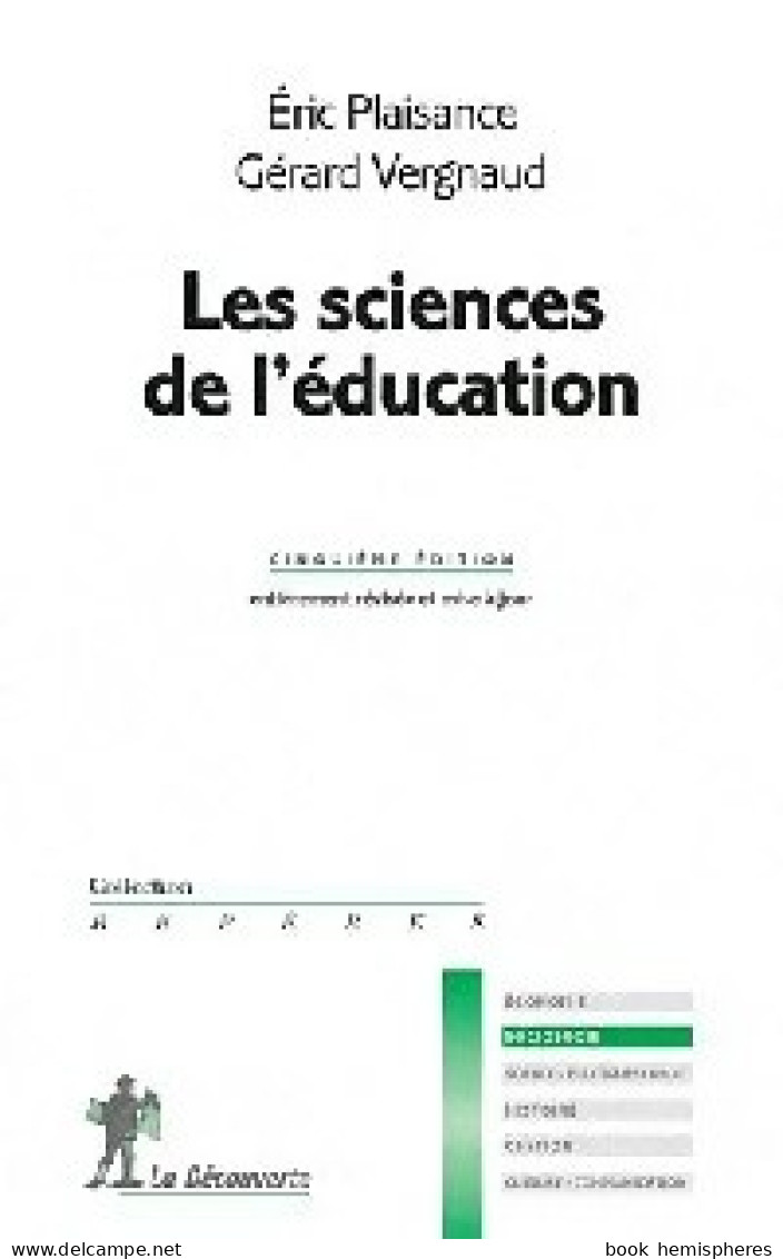 Les Sciences De L'éducation (2015) De Gérard Plaisance - Sin Clasificación