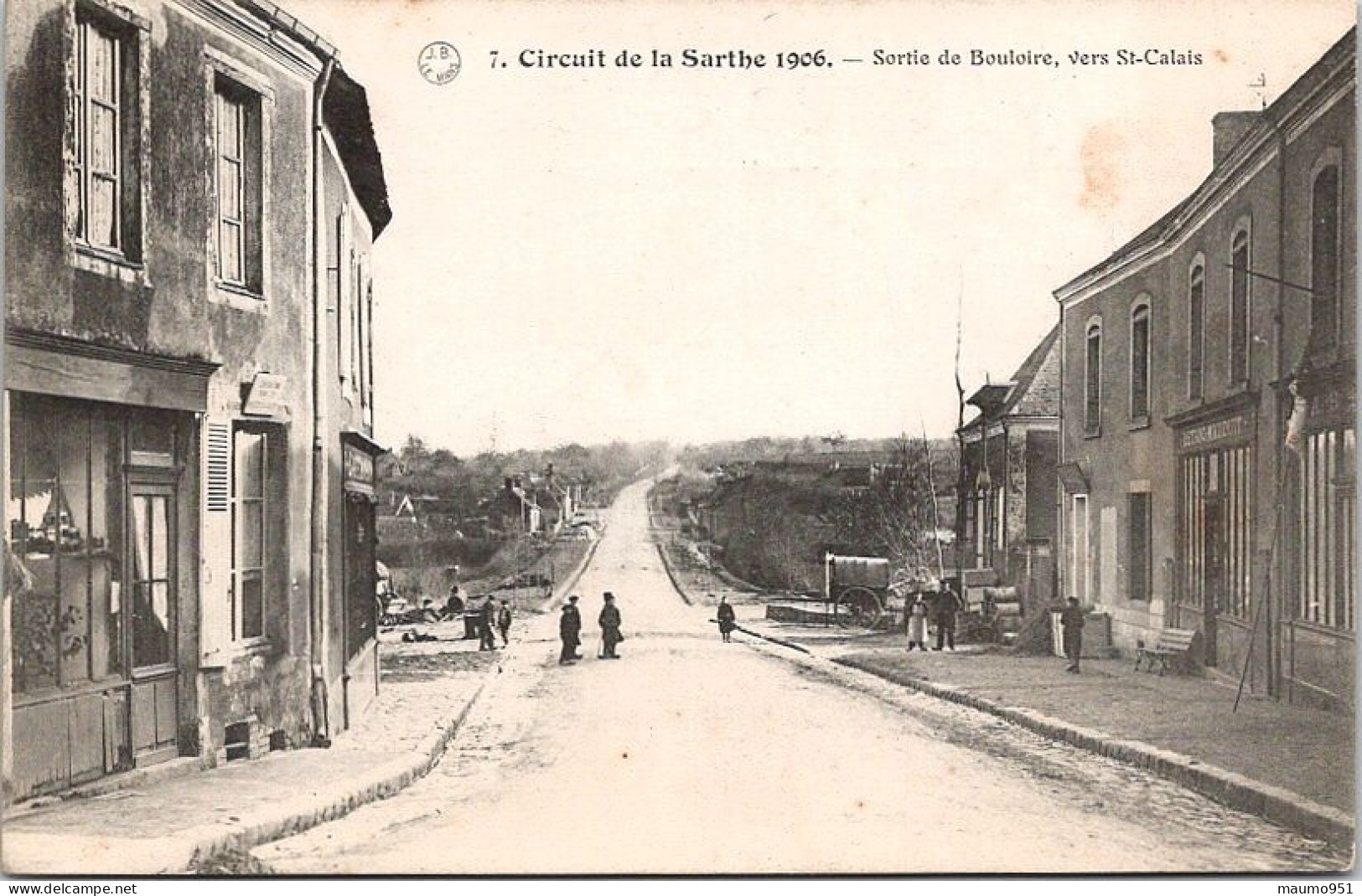 72 CIRCUIT DE LA SARTHE 1906 - SORTIE DE BOULOIRE - Other & Unclassified