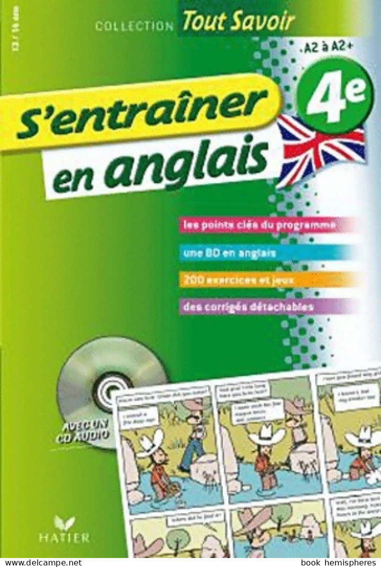 S'entraîner En Anglais 4e - Tout Savoir : Cahier De Révision Et D'entraînement (2010) De Sandy Lockhart - 12-18 Jahre