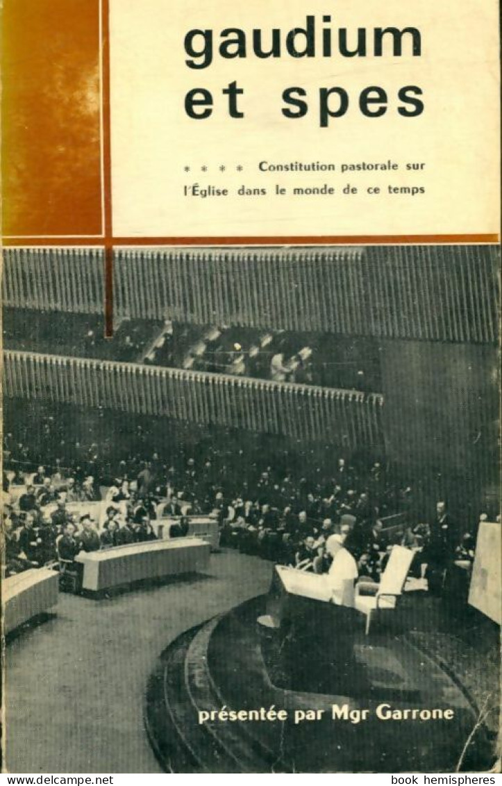 Gaudium Et Spes (1966) De Collectif - Religion