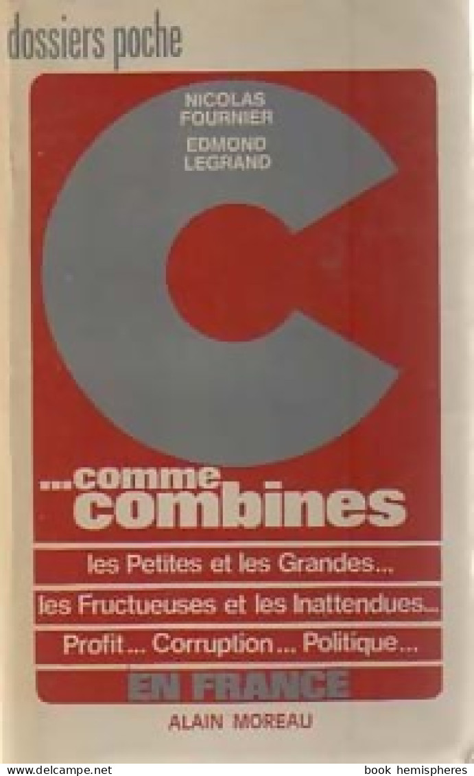 C... Comme Combines (1978) De Edmond Legrand - Other & Unclassified