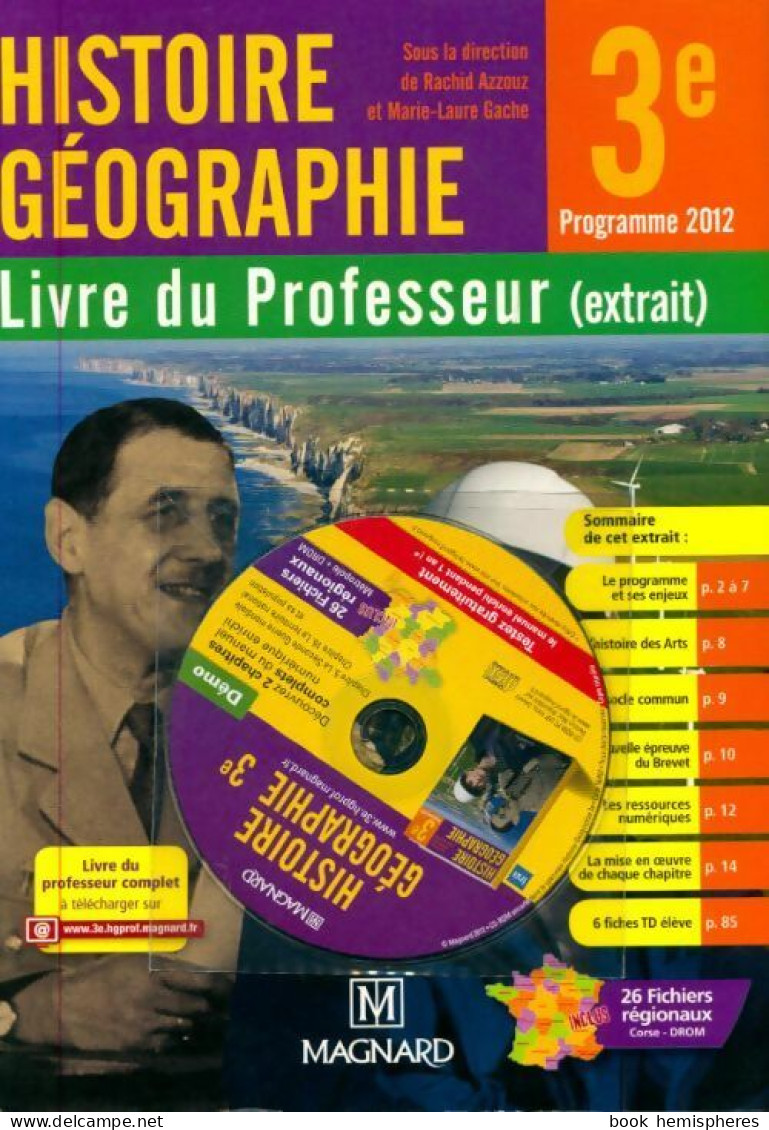 Histoire Géographie 3e Livre Du Professeur Extrait (0) De Collectif - 12-18 Years Old