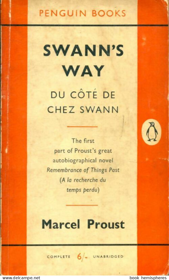 Swann's Way (1957) De Marcel Proust - Auteurs Classiques