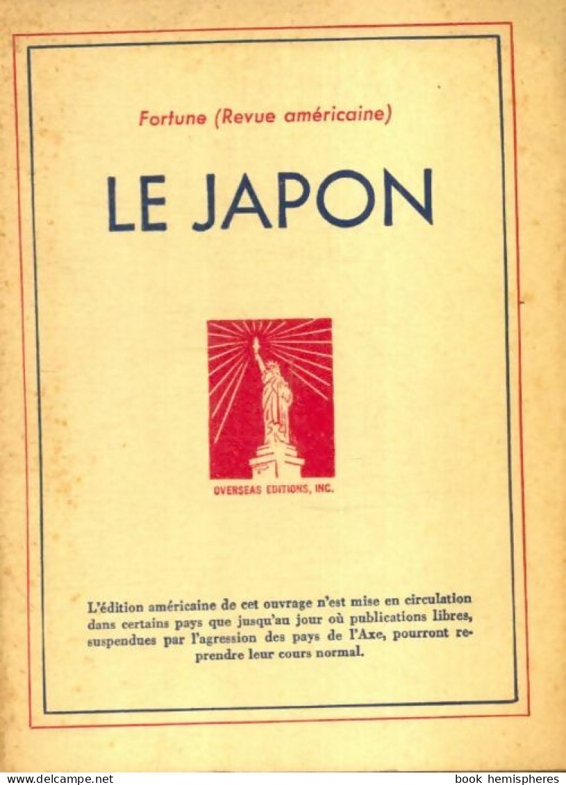 Le Japon (1944) De Collectif - Geschichte