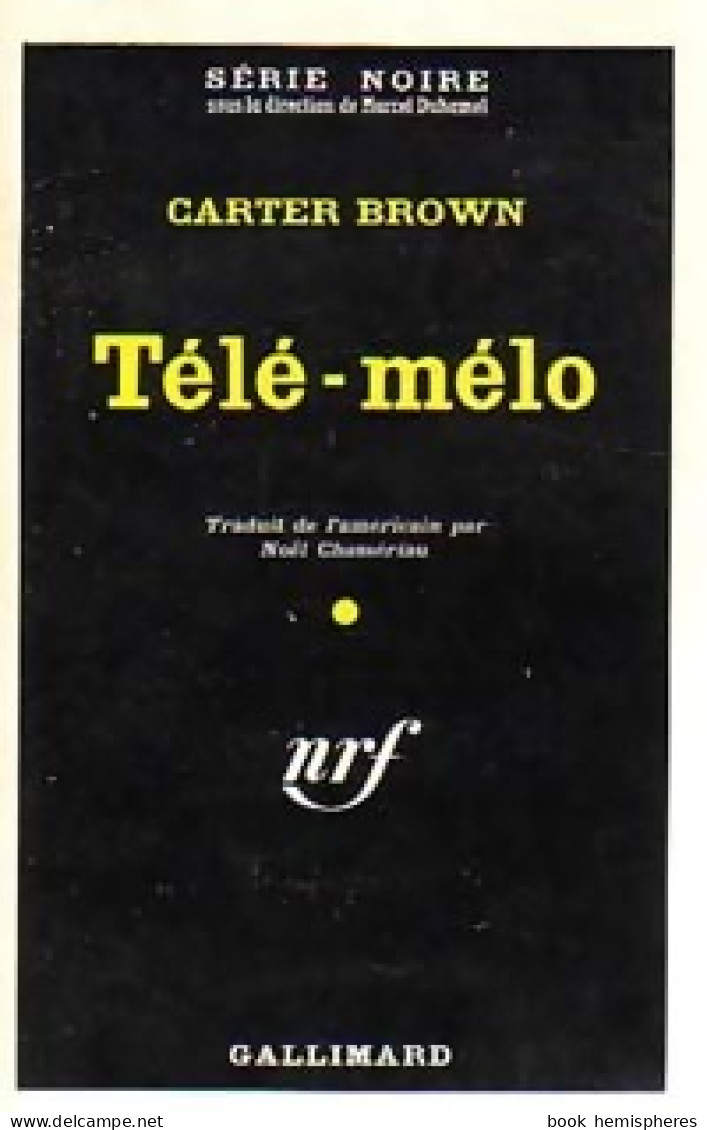 Télé-mélo (1961) De Carter Brown - Sonstige & Ohne Zuordnung