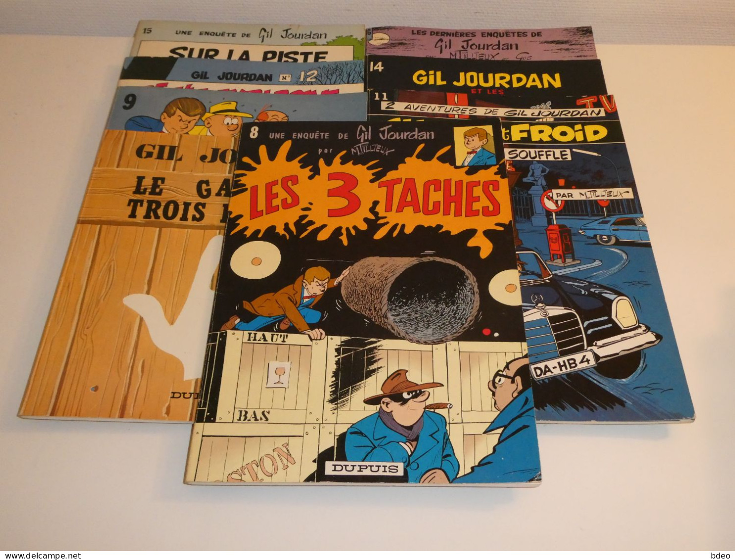 LOT 7 REED BROCHEES GIL JOURDAN / TOMES 8/9/11/12/14/15/16/ BE - Original Edition - French