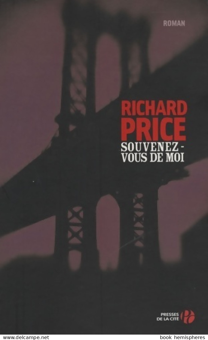 Souvenez-vous De Moi (2009) De Richard Price - Sonstige & Ohne Zuordnung