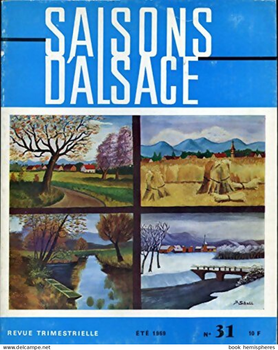 Saisons D'Alsace N°31 (1969) De Collectif - Geschichte