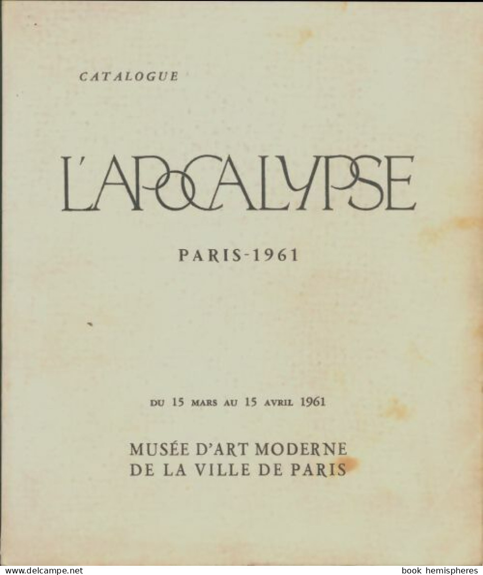 L'apocalypse Paris 1961 (1961) De Collectif - Arte