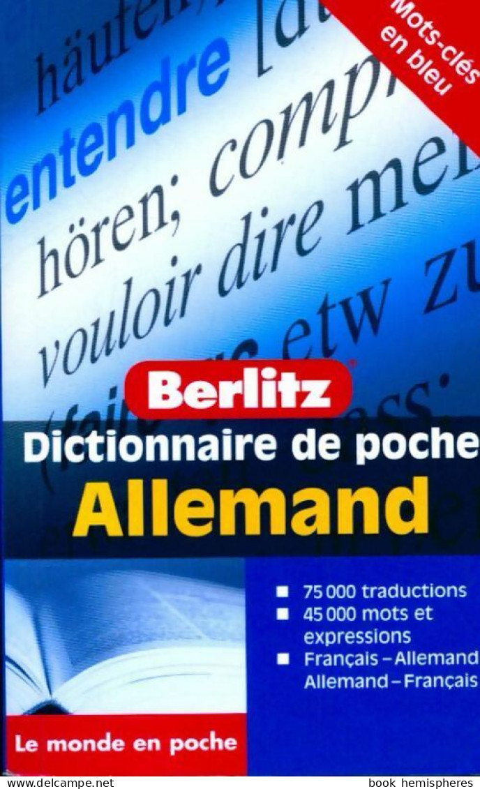 Dictionnaire De Poche Français-allemand, Allemand-français (2005) De Inconnu - Dictionaries