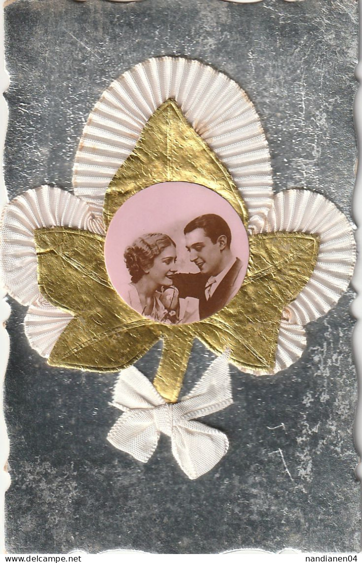 CPA - Quitch - Couple  - Ruban - 1900-1949