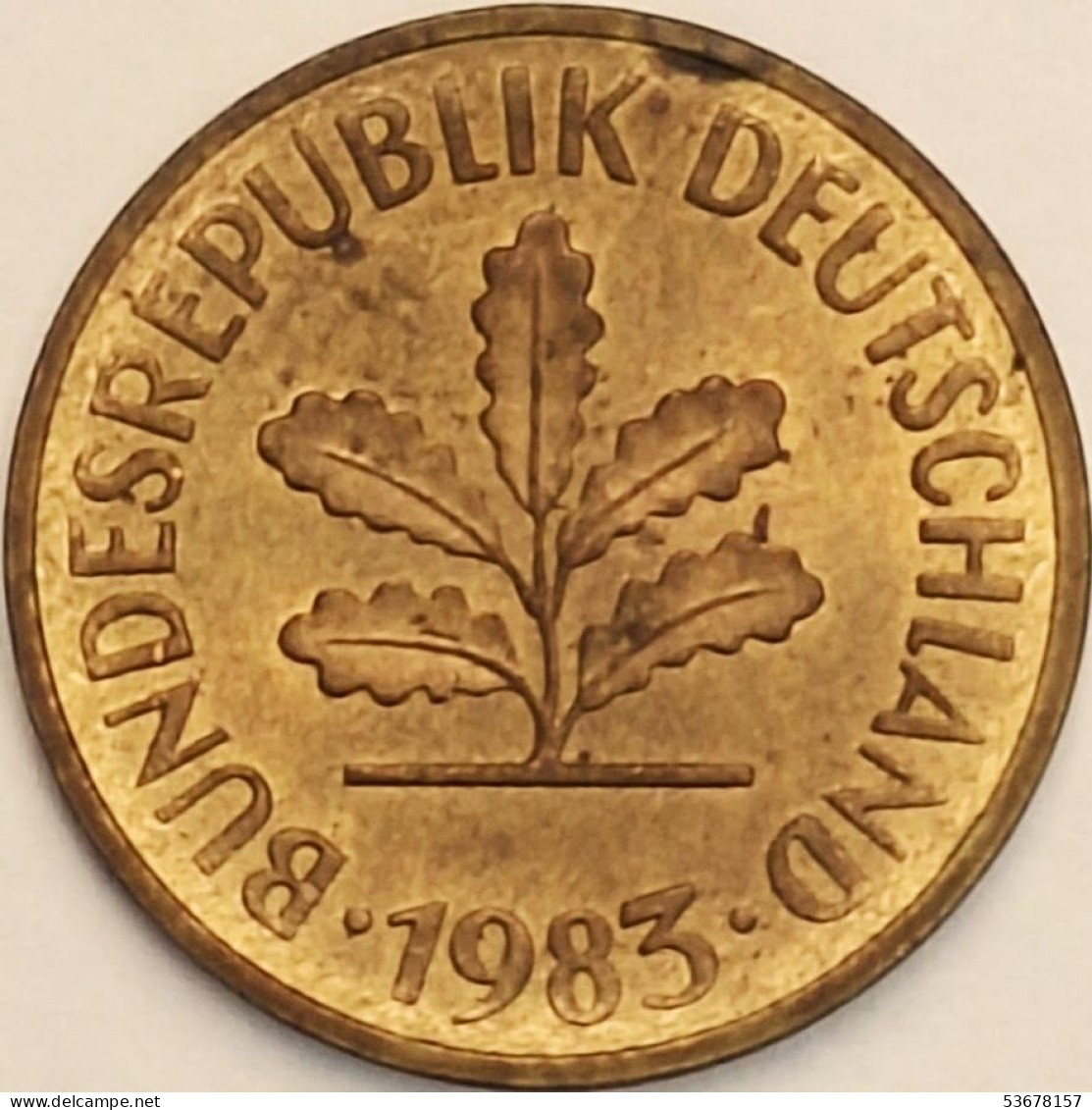 Germany Federal Republic - 5 Pfennig 1983 J, KM# 107 (#4602) - 5 Pfennig
