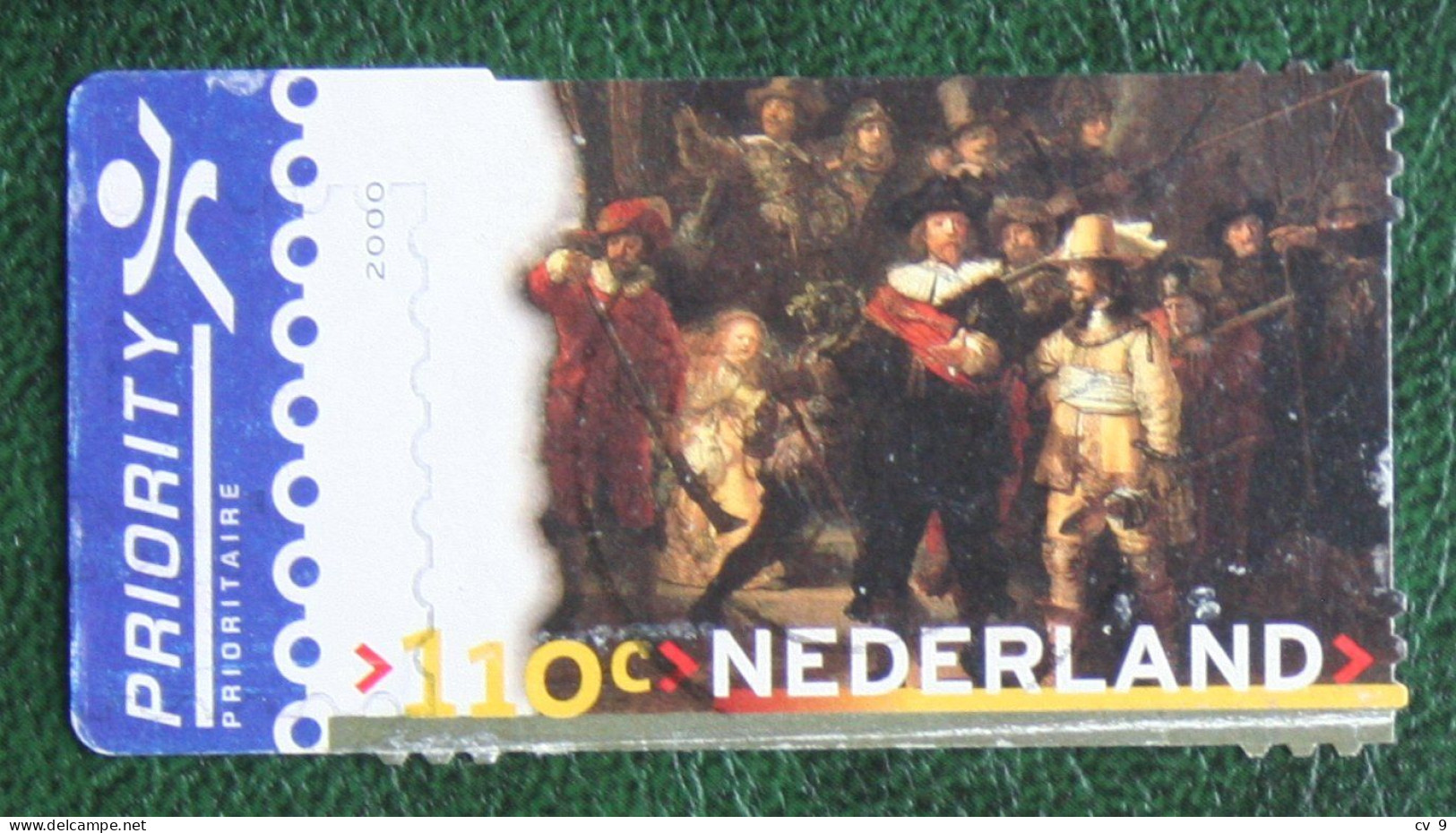 ART PAINTINGS Rembrandt De Nachtwacht NVPH 1907 (Mi 1805) 2000 Gestempeld / USED NEDERLAND / NIEDERLANDE - Used Stamps