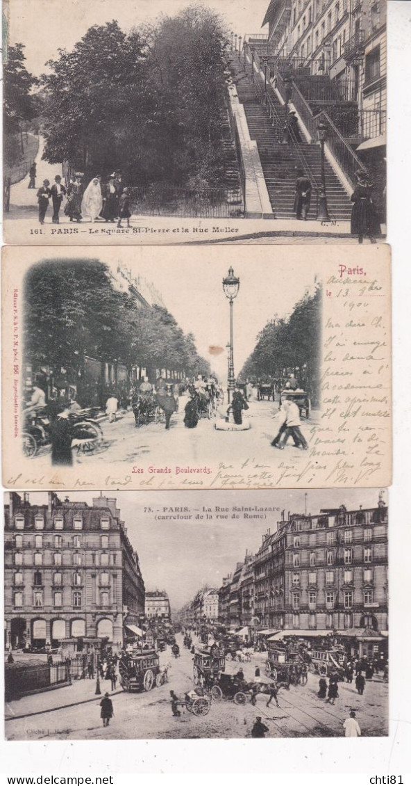 LOT/005.........5 CPA PARIS - 5 - 99 Postcards