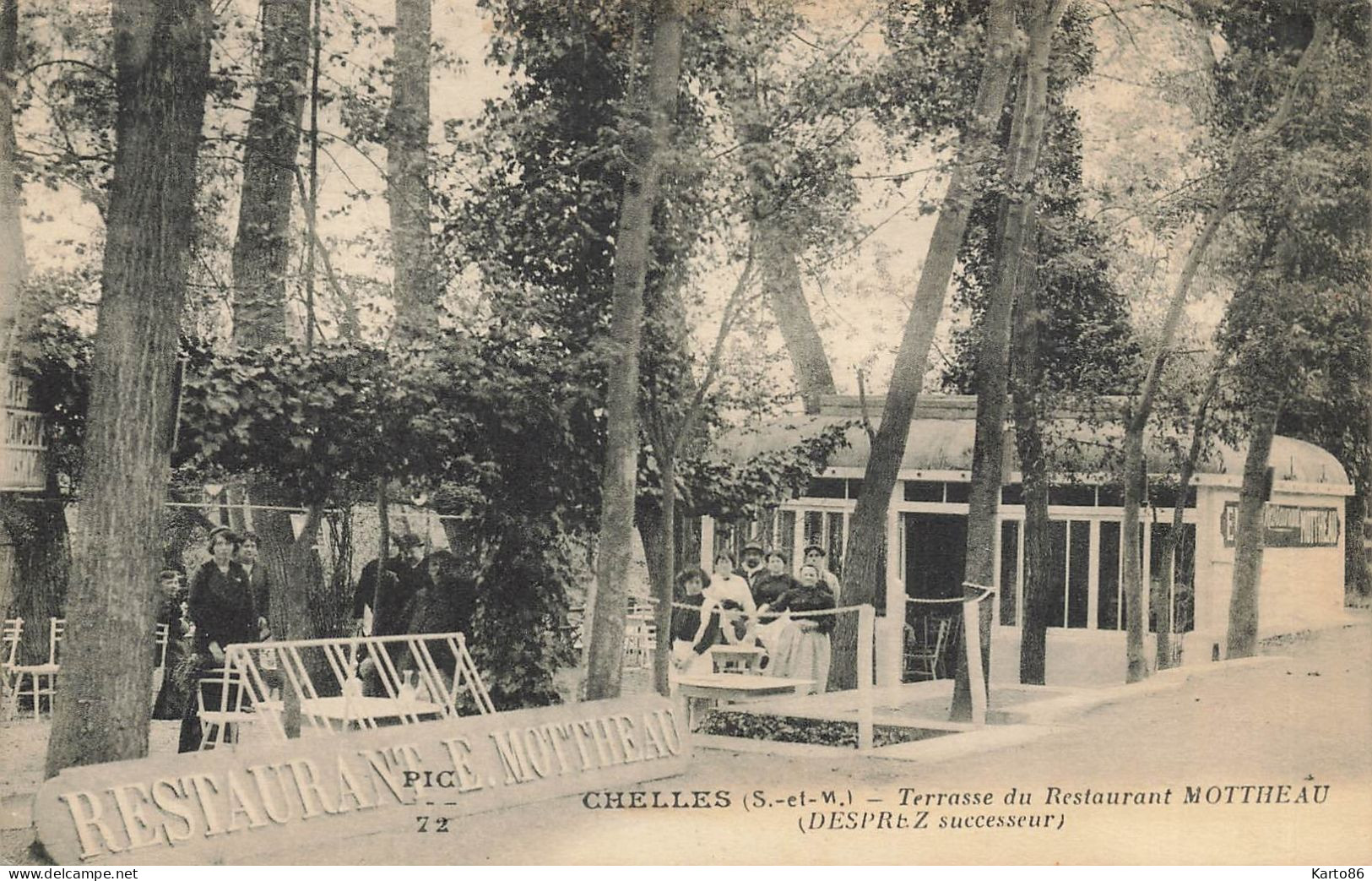 Chelles * Terrasse Du Restaurant MOTTHEAU , DESPREZ Successeur - Chelles