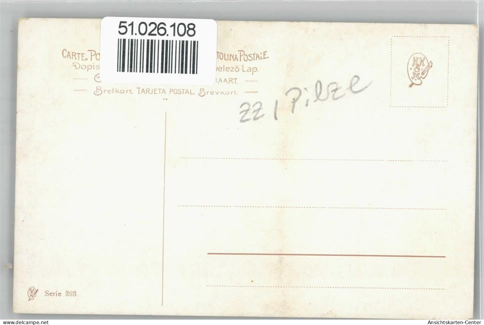 51026108 - Sign.Reckling Schmetterlinge Blumen HKM Serie 393 - Other & Unclassified