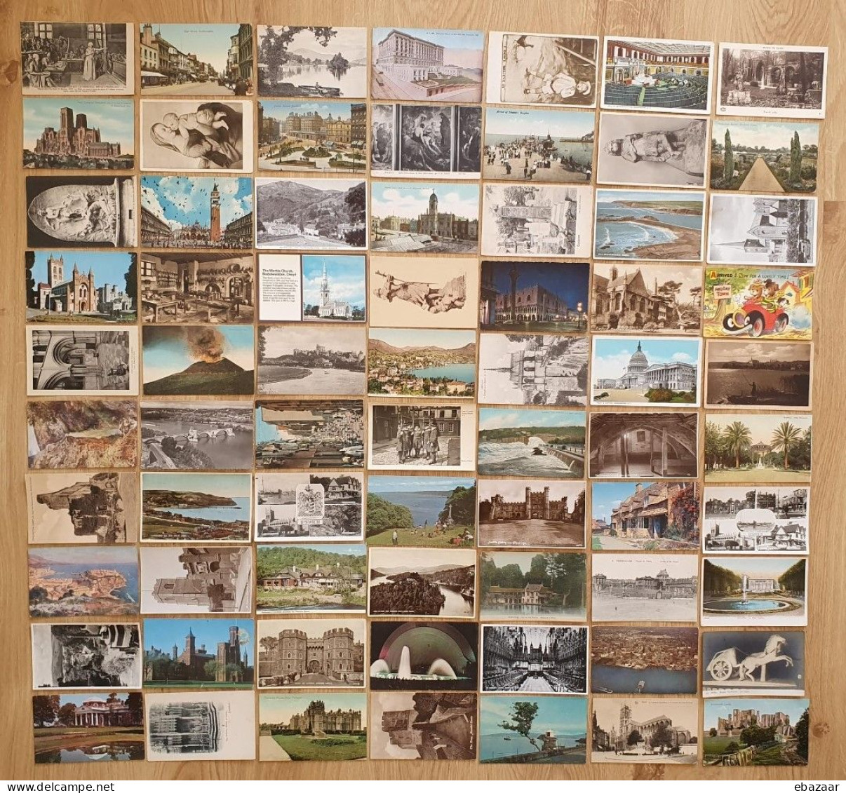 Europe 70 Postcards Lot Unused - 5 - 99 Postcards