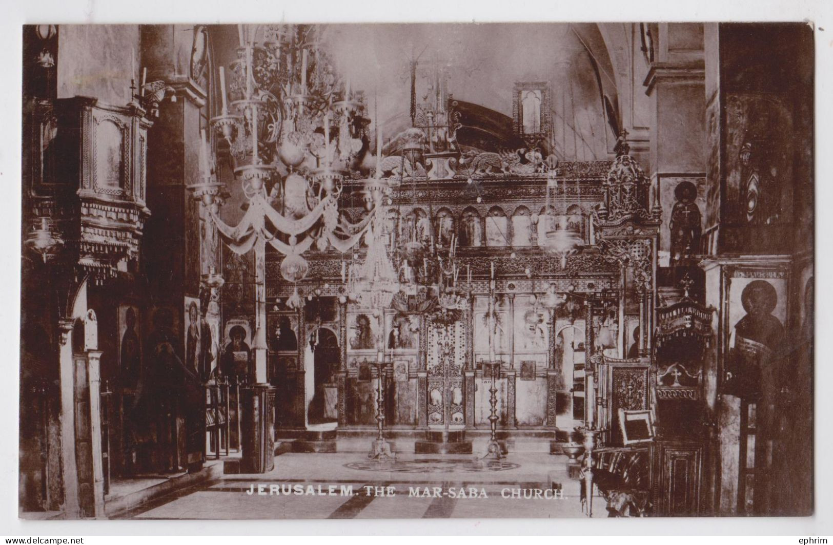 Jérusalem The Mar-Saba Church Cairo Postcard Trust - Israel