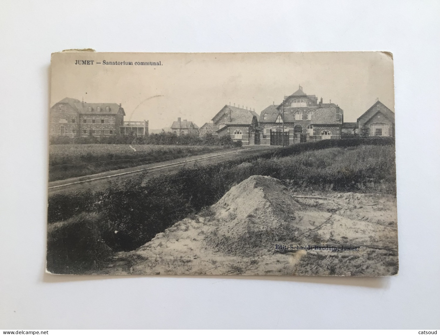 Carte Postale Ancienne (1905) Jumet Sanatorium Communal - Charleroi