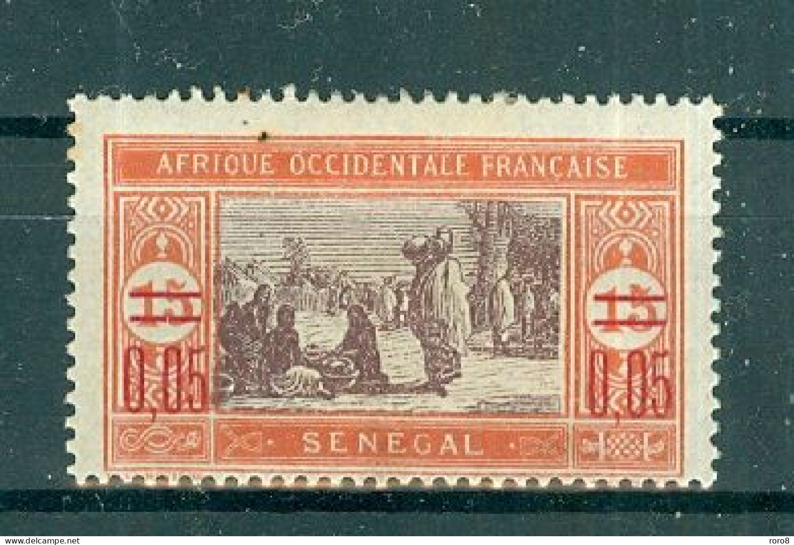 SENEGAL - N°94* MH Avec Grosse Trace De Charnière SCAN DU VERSO - Timbres De 1914 (n°58) Surchargés. - Nuovi