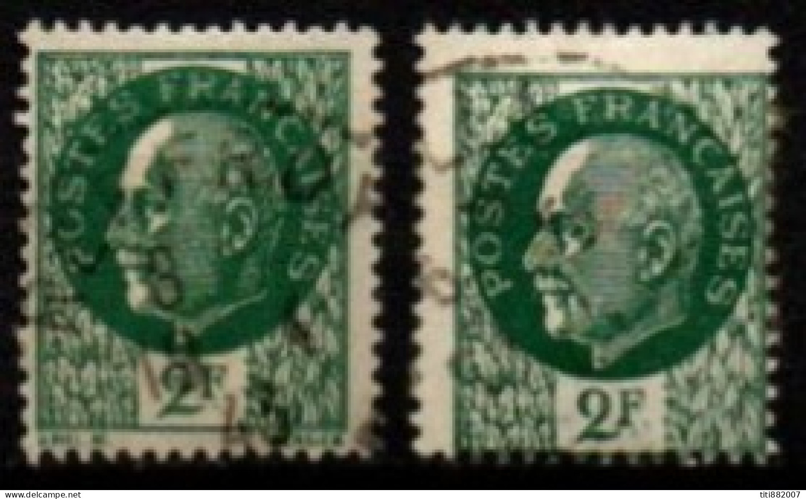 FRANCE    -   1941 .   Y&T N° 518 Oblitérés.   Fond Ligné Marqué + Décentré - Used Stamps