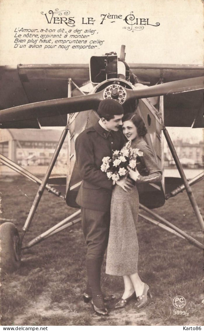 Aviation * Carte Photo * Aviateur Et Avion - ....-1914: Vorläufer