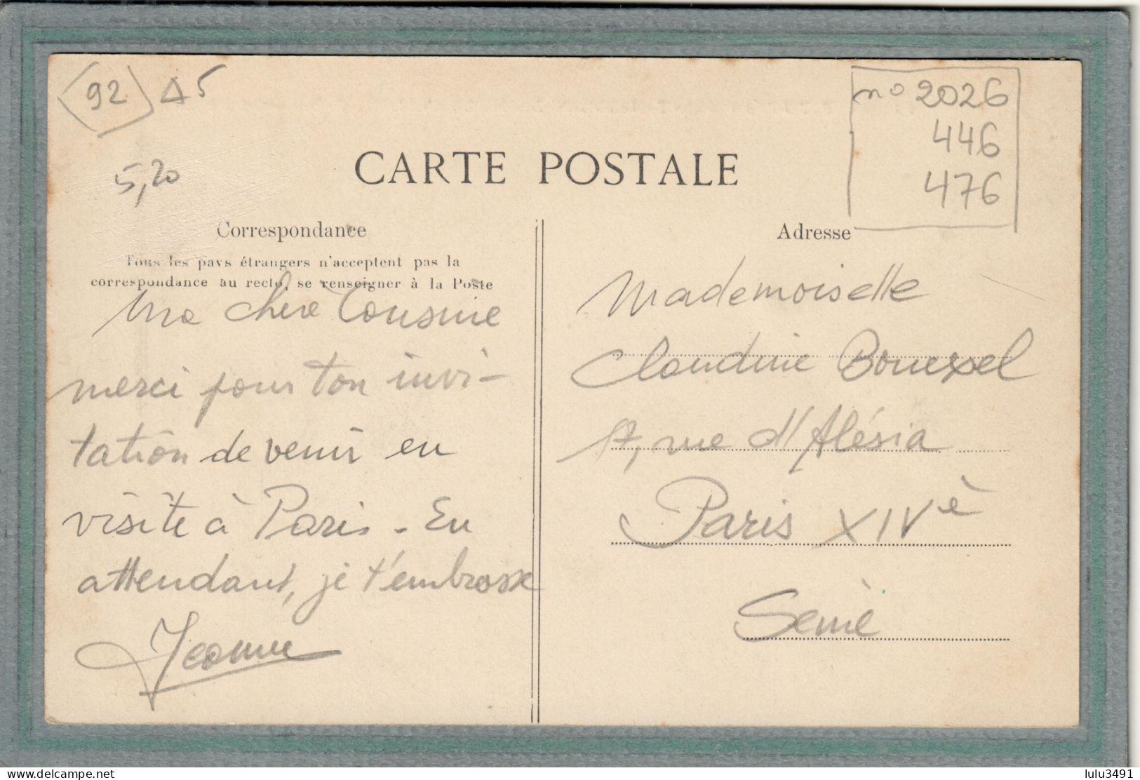 CPA (92) BUZENVAL - Thème: Basse-cour, Colombier, Colombophilie, Ferme, Pigeonnier -1910 - Other & Unclassified