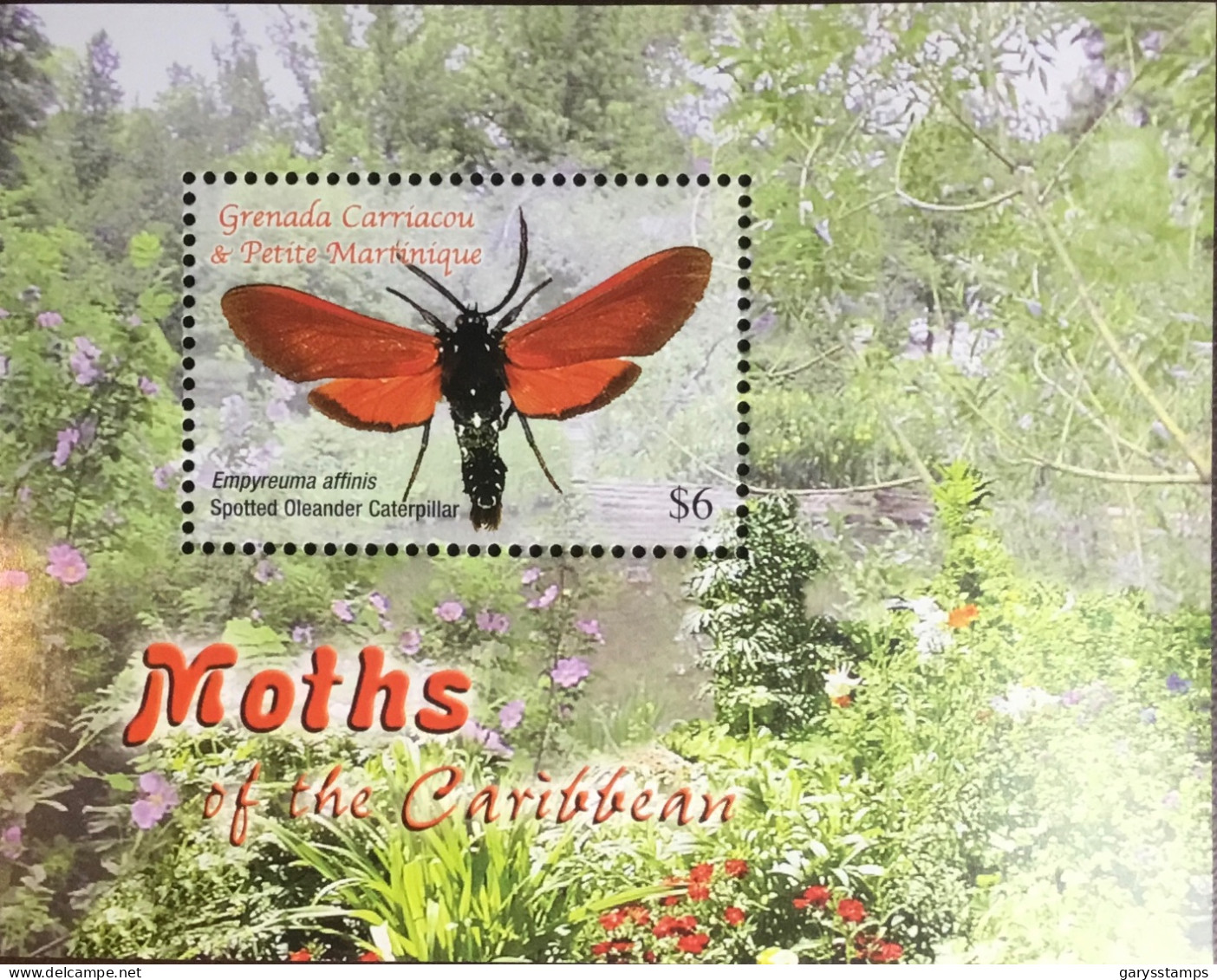 Grenada Grenadines 2005 Moths Insects Minisheet MNH - Other & Unclassified