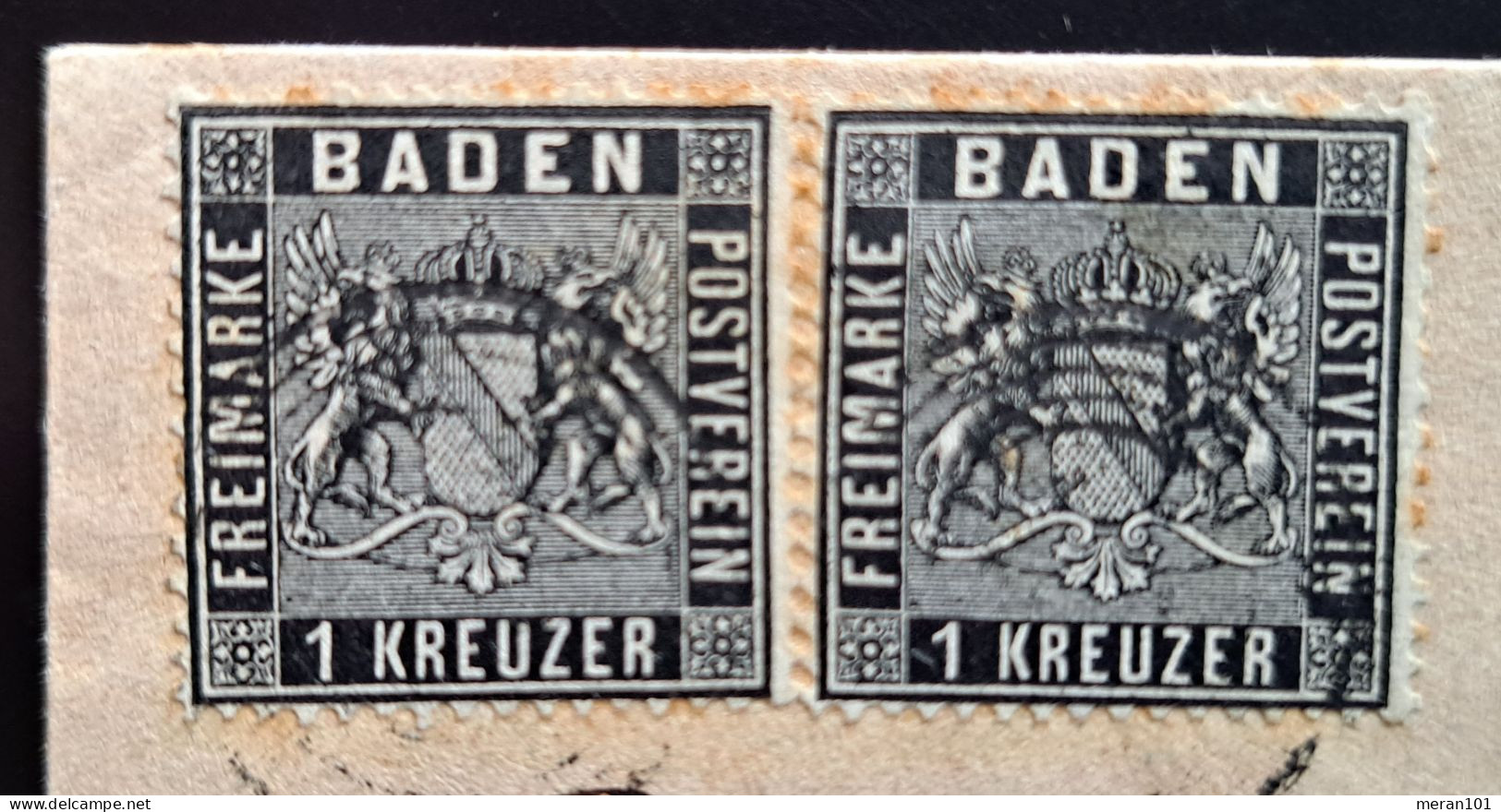 Baden 1861, Paar Mi 9 Brief Mit Inhalt - Brieven En Documenten