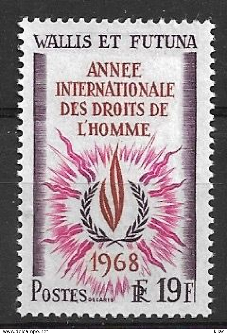 WALLIS ET FUTUNA 1968 Human Rights Year MNH - Ungebraucht