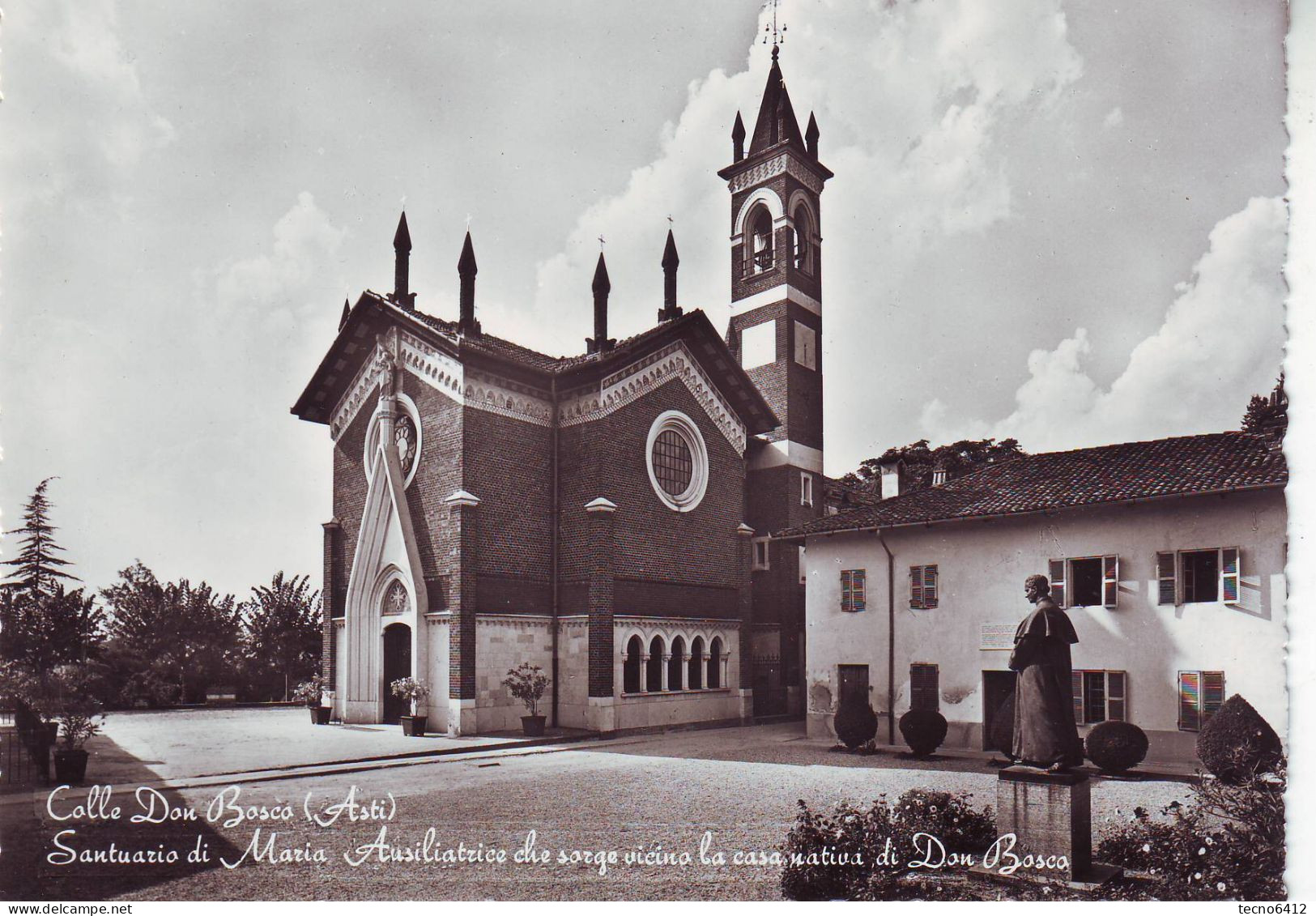 Colle Don Bosco(asti) - Santuario Di Maria Ausiliatrice Che Sorge Vicino Casa Nativa Di Don Bosco - Non Viaggiata - Asti