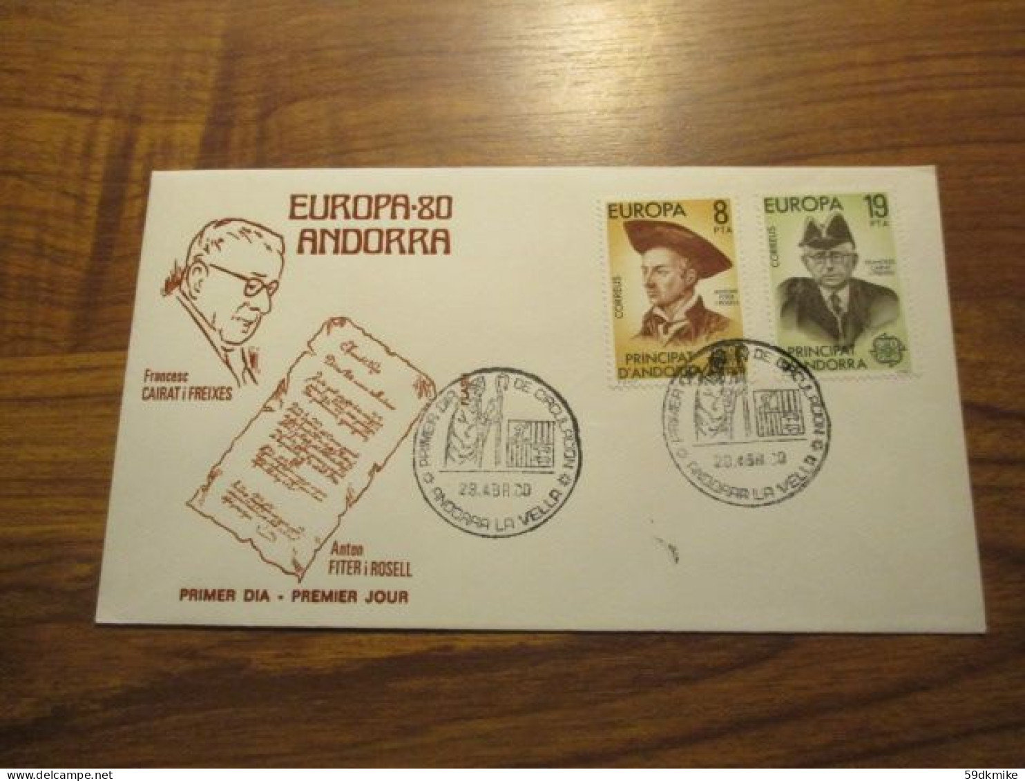 FDC - 1er Jour - Andorre - 1980 - Europa - Other & Unclassified
