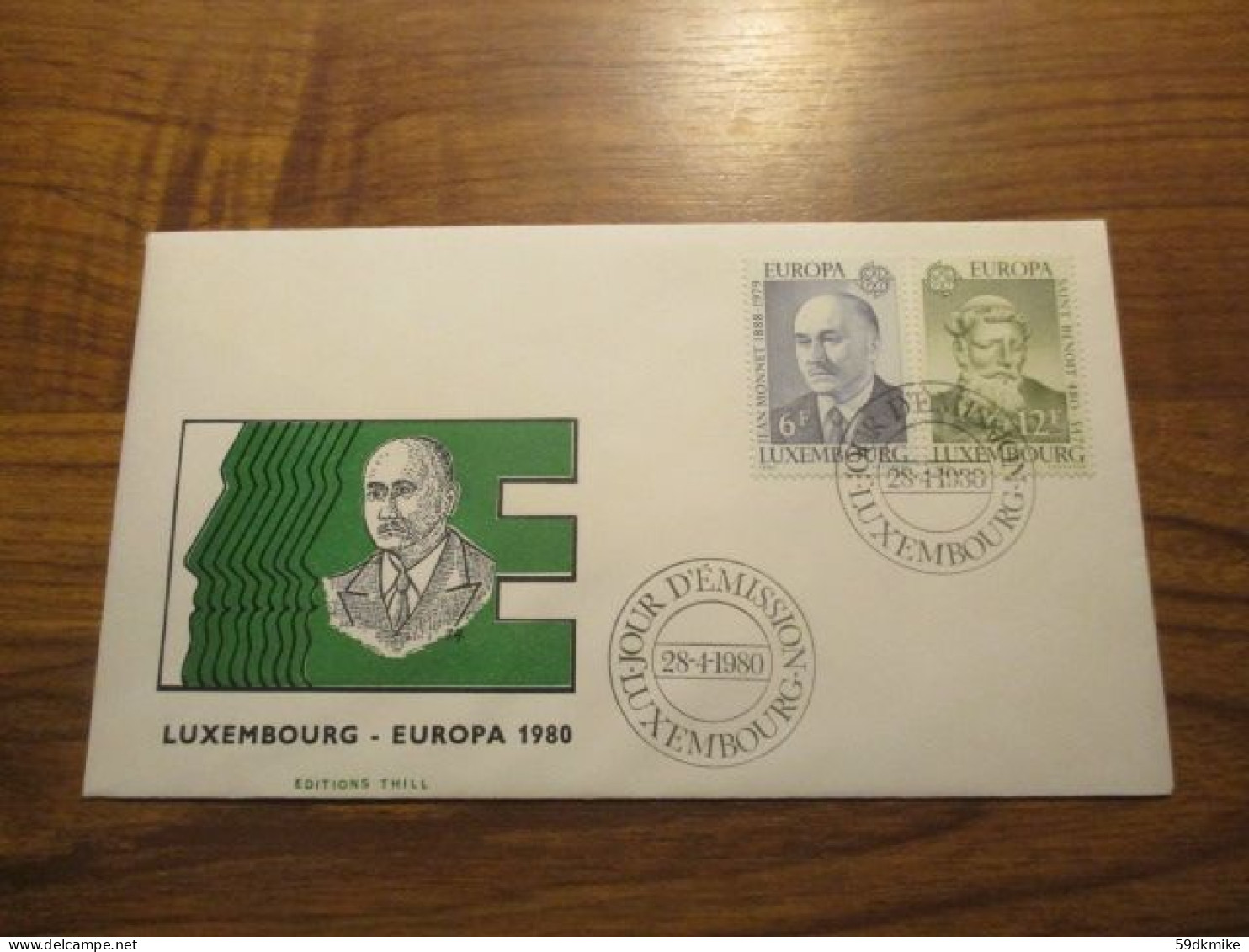 FDC - 1er Jour - Luxembourg - 1980 - Europa - FDC