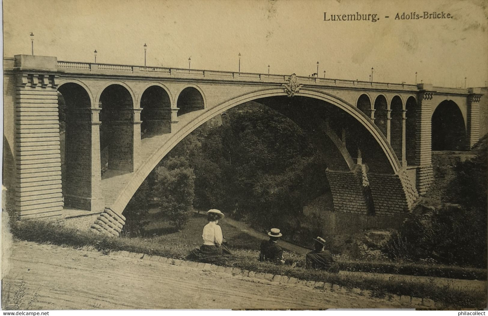 Luxembourg   (Luxembourg) Adolfs Brucke  19?? - Luxembourg - Ville