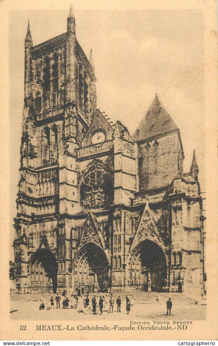 CPA France Meaux La Cathedrale - Meaux