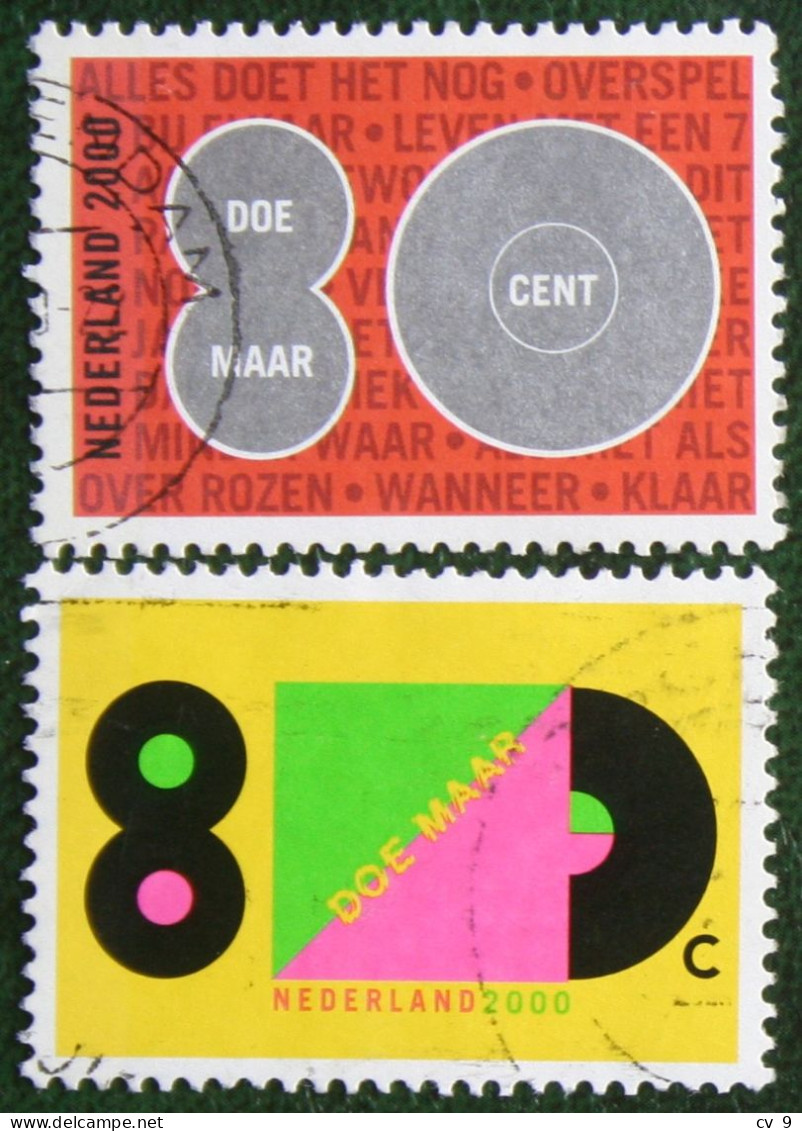 Doe Maar NVPH 1905-1906 (Mi 1802-1803); 2000 Gestempeld / USED NEDERLAND / NIEDERLANDE - Usati