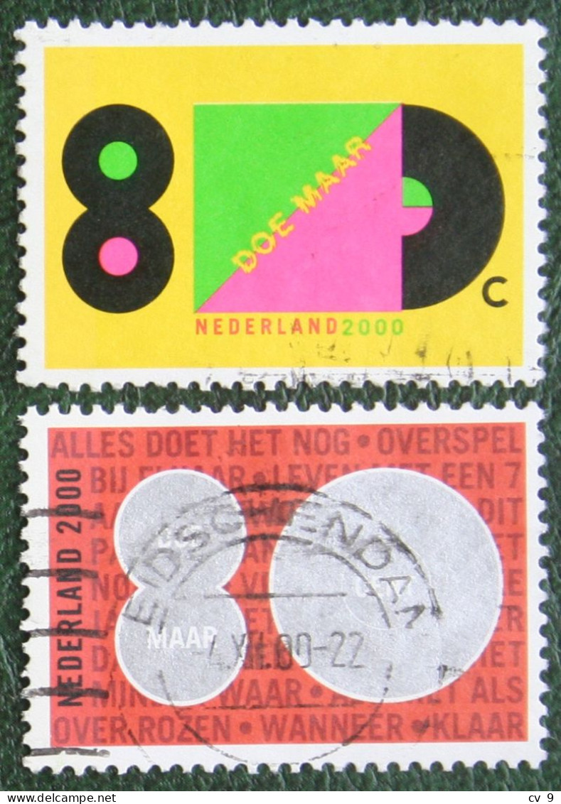 Doe Maar NVPH 1905-1906 (Mi 1802-1803); 2000 Gestempeld / USED NEDERLAND / NIEDERLANDE - Usados