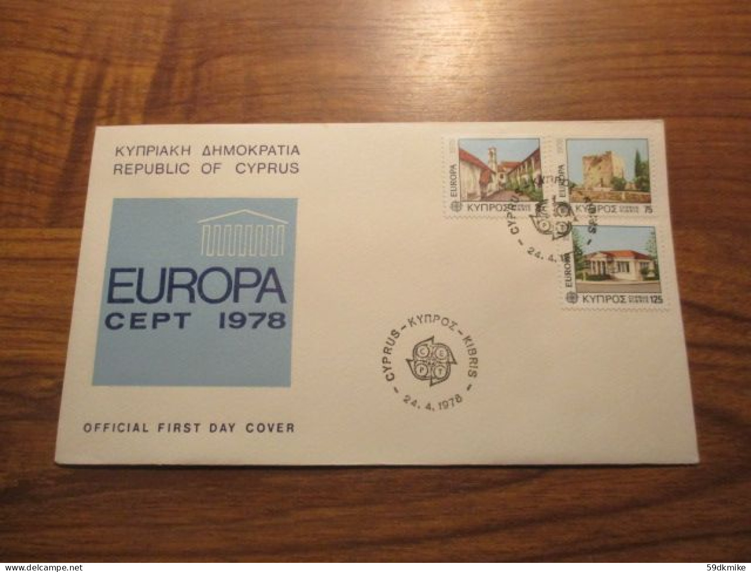 FDC - 1er Jour - Chypre - 1978 - Europa - Otros & Sin Clasificación