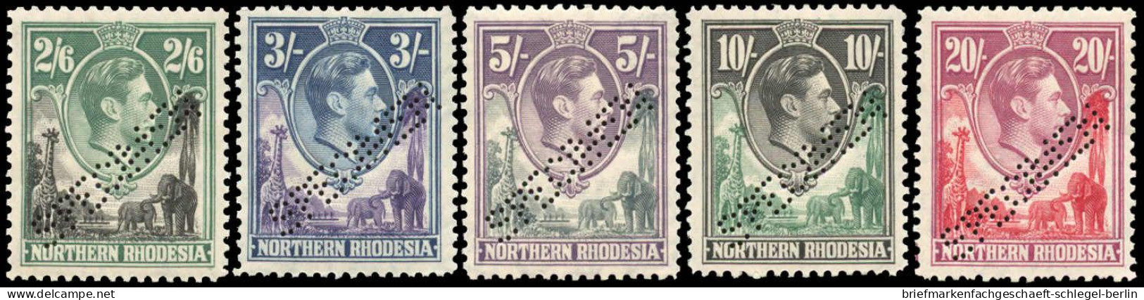 Nord-Rhodesien, 1938, 25, 27, 29-32, 34, 36, 38, 40-45 Spec., ... - Africa (Varia)