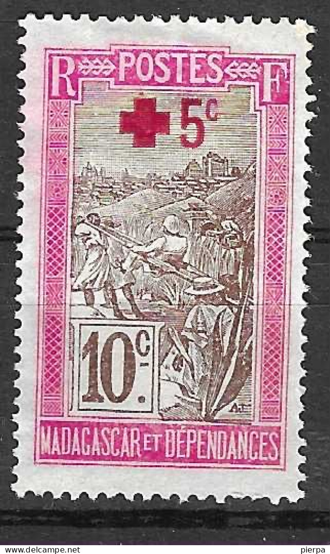 MADAGASCAR - 1915 - CROCE ROSSA - 5C. / 10 C. - NUOVO SENZA GOMMA(YVERT 121 - MICHEL 139) - Ongebruikt