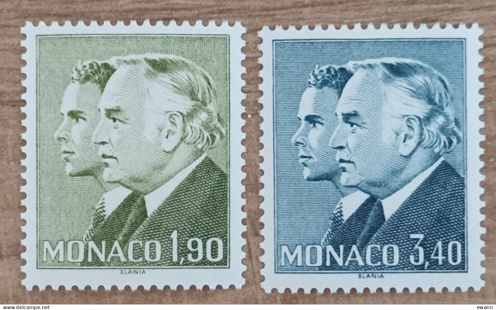Monaco - YT N°1538, 1539 - Princes Rainier III Et Albert - 1986 - Neuf - Neufs