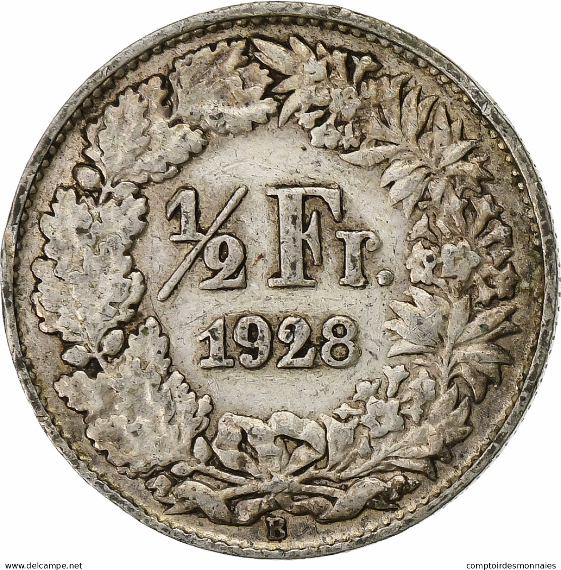 Suisse, 1/2 Franc, 1928, Bern, Argent, TTB - Autres & Non Classés