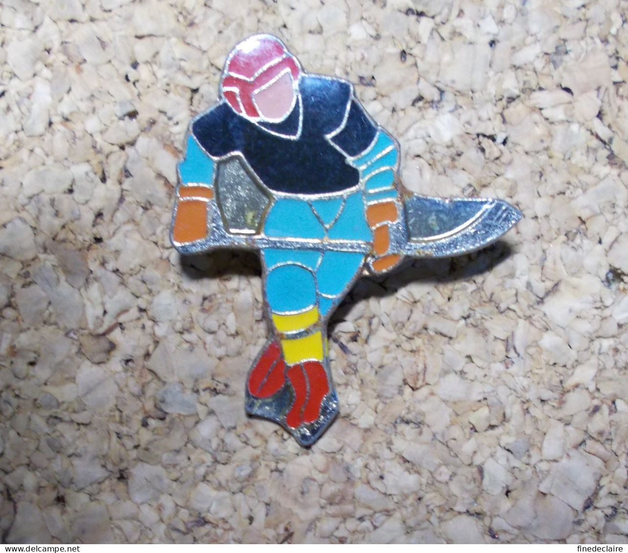 Pin's - Hockey Sur Glace Multicolore - Hockeyeur - Sports D'hiver