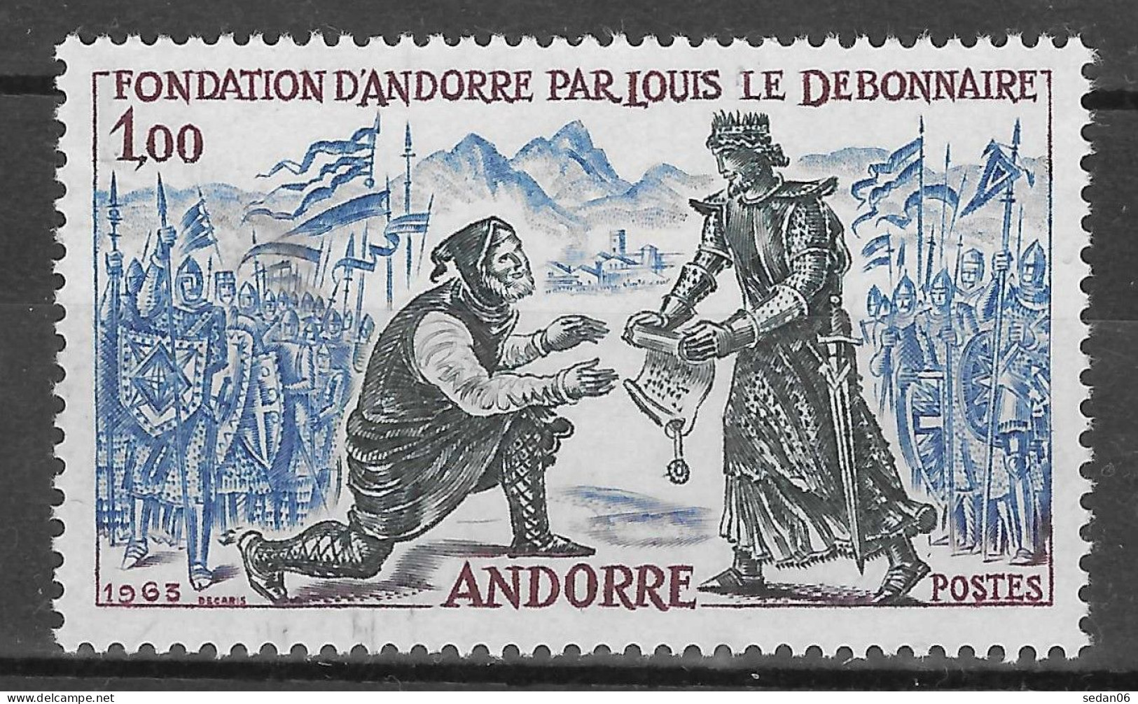 ANDORRE FRANCAIS N°169** - Cote 18.50 € - Nuovi