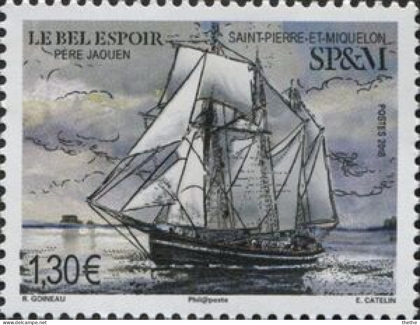 SAINT PIERRE & MIQUELON - Série De Vieux Gréments «Le Bel Espoir» - Unused Stamps