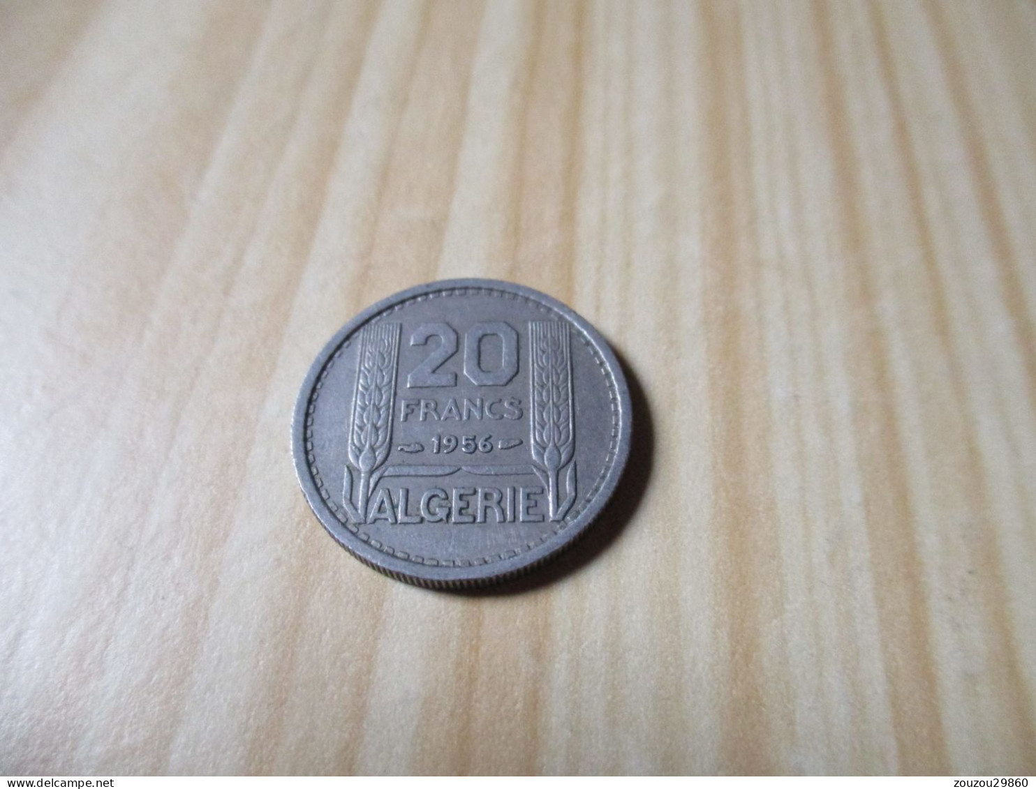 Algérie - 20 Francs Turin 1956.N°1027. - Algerije