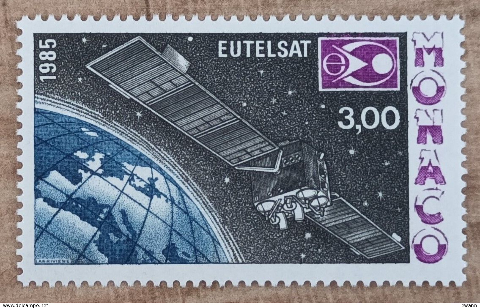 Monaco - YT N°1505 - Organisation Européenne Provisoire De Télécommunications Par Satellite - 1985 - Neuf - Unused Stamps