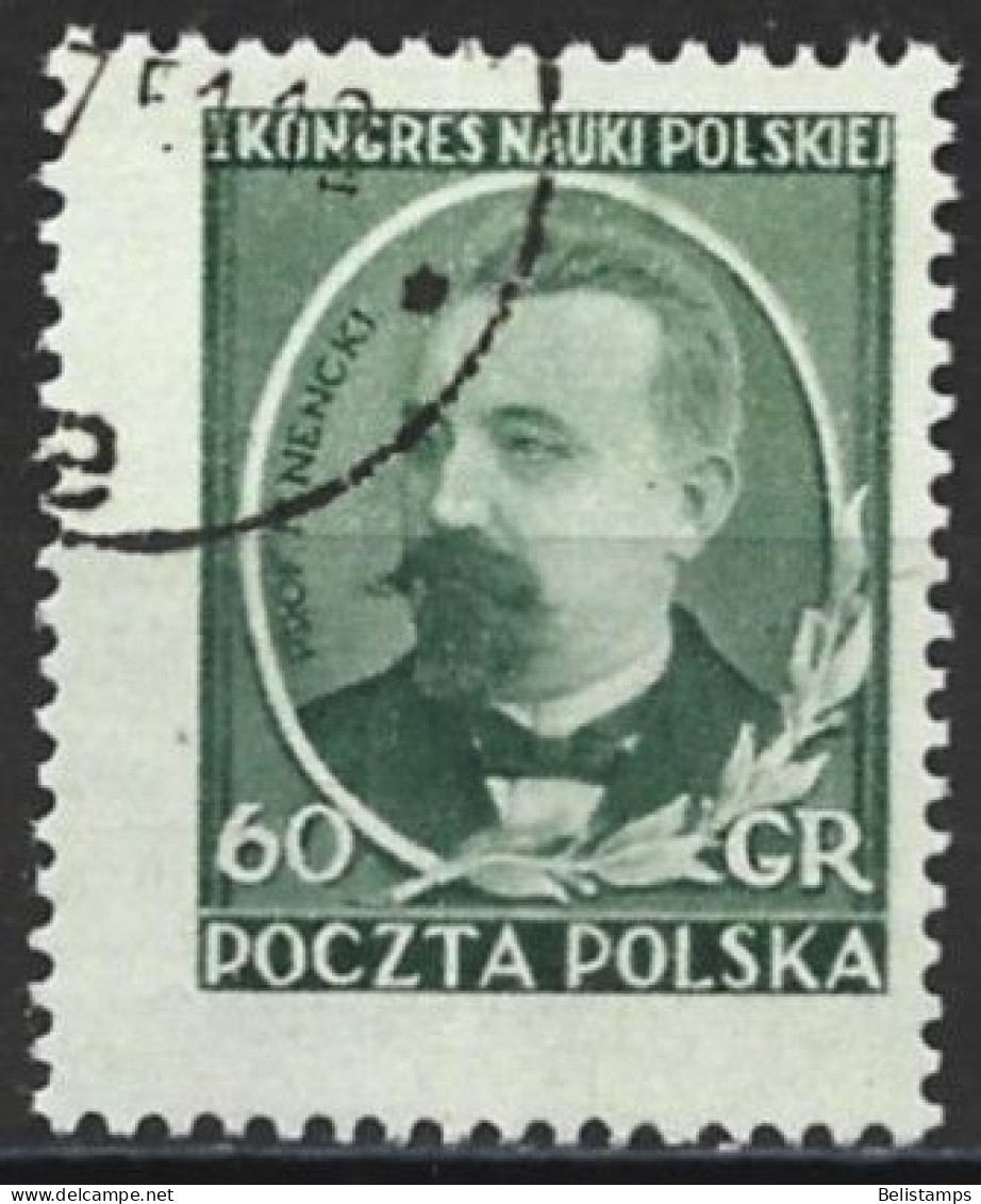 Poland 1951. Scott #514 (U) Marceli Nencki - Usati