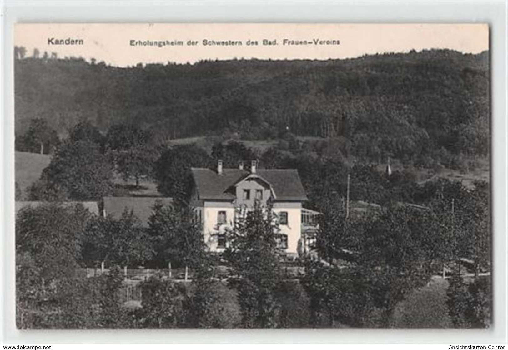 39112508 - Kandern. Erholungsheim Der Schwestern Des Bad. Frauen-Vereins Gelaufen. Gute Erhaltung. - Andere & Zonder Classificatie