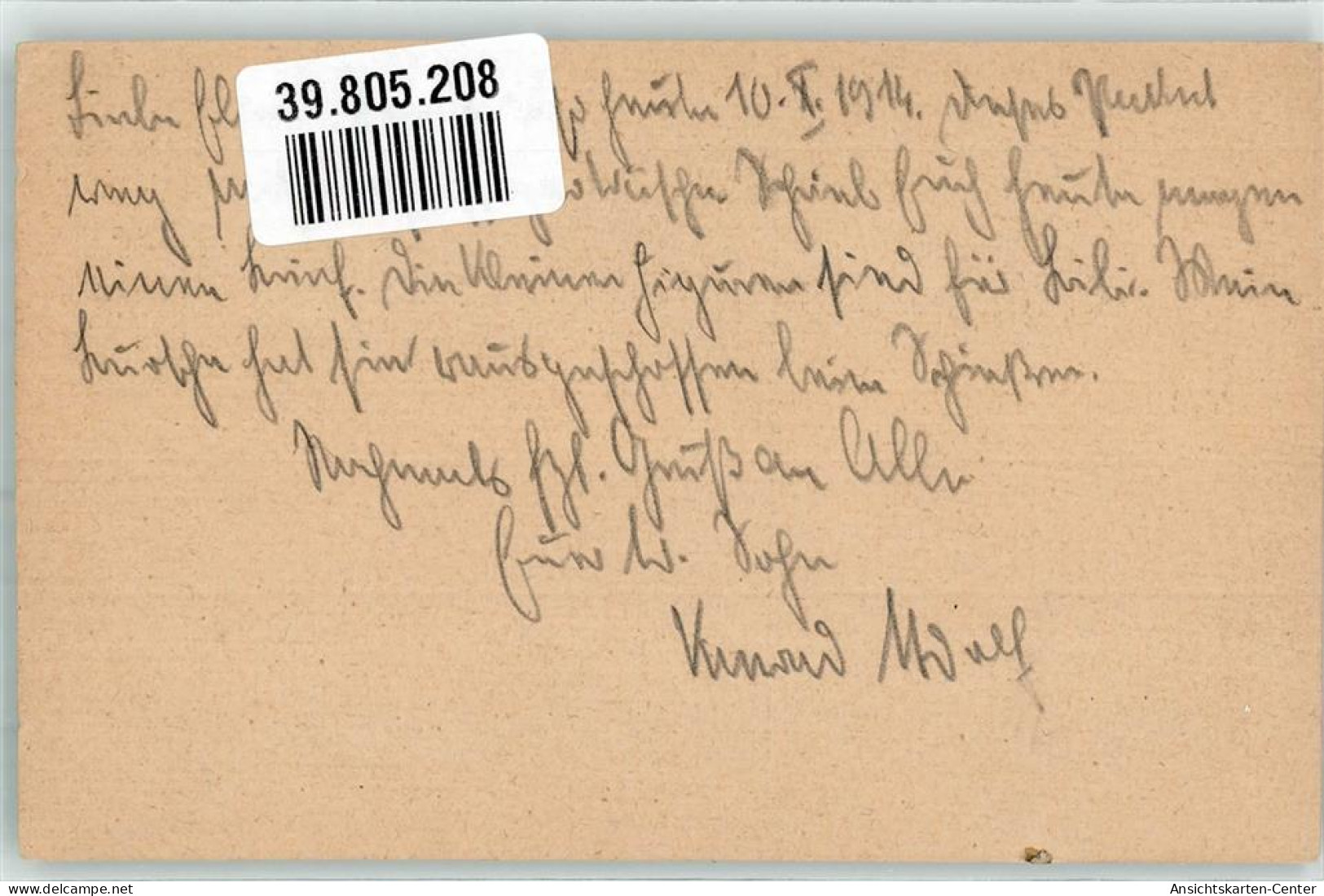 39805208 - Feldpostkarte WK I Mit Konterfei Des Kaisers - Royal Families